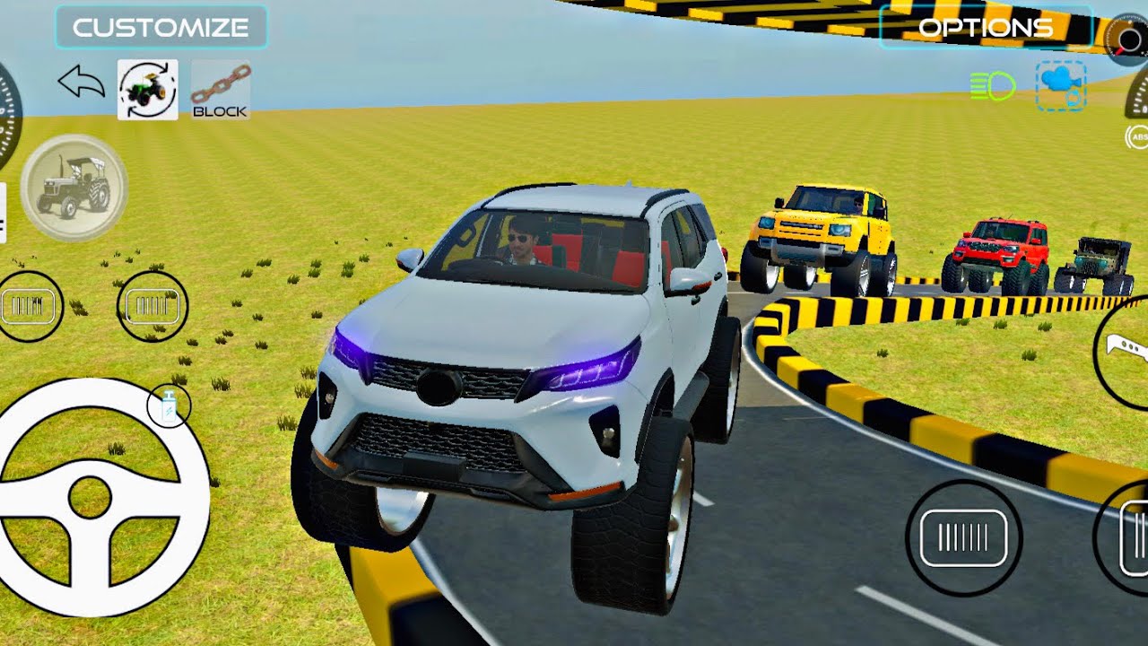 Drive Dumper and Unloading Stone From Dumper Truck in Game🔥 #fortuner #4x4 #scorpio #thar #gameplay