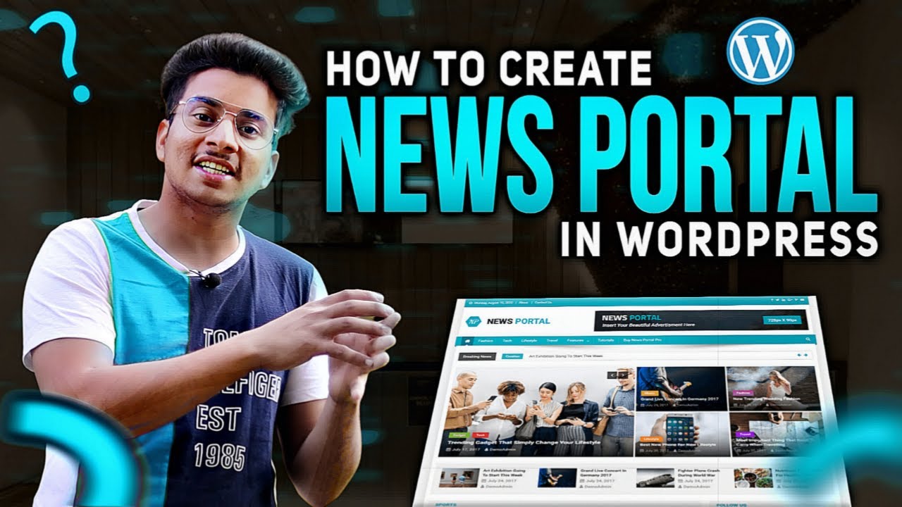 How To Create News Portal Website in WordPress | Wordpress News Website Tutorial Hindi
