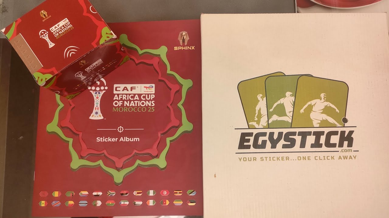 Sphinx Africa cup2025 Album and full box stickers 🔥🔥Egystick.con