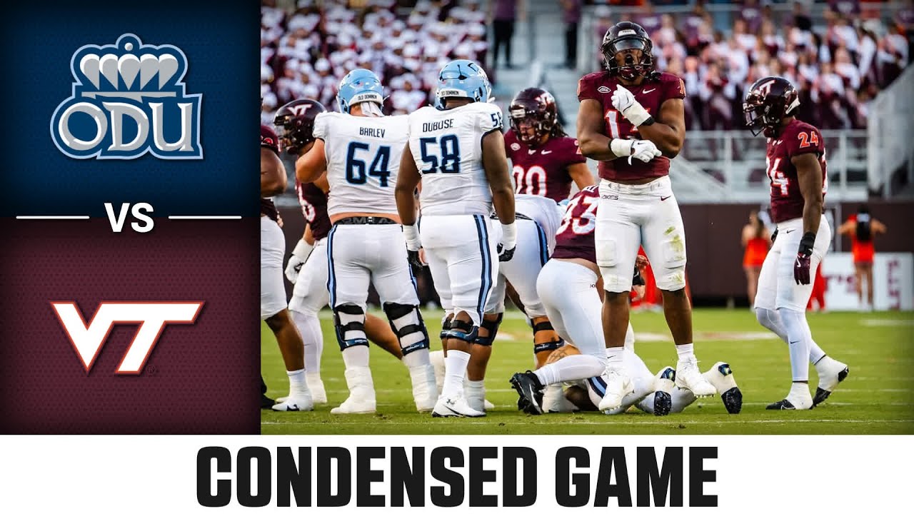 Old Dominion vs. Virginia Tech Condensed Game | 2025 ACC Football