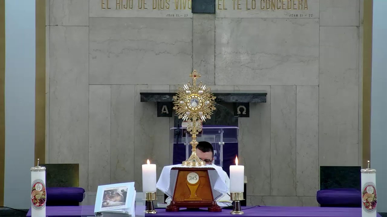 Jueves Esucarístico. Hora Santa 11. a.m.