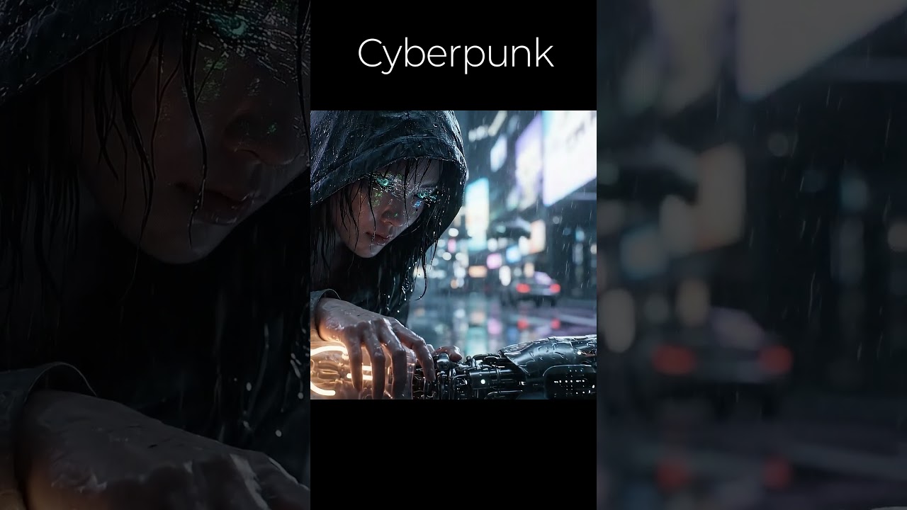 Cyberpunk Girl Seoul 2125