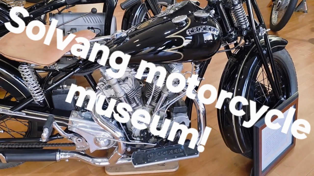 I visit the Solvang motorcycle museum in Solvang California. 