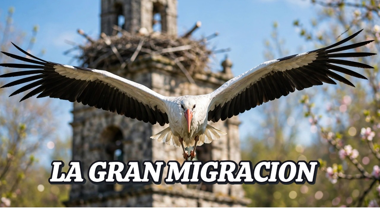 La cigüeña  el simbolo de nuestras campanarios