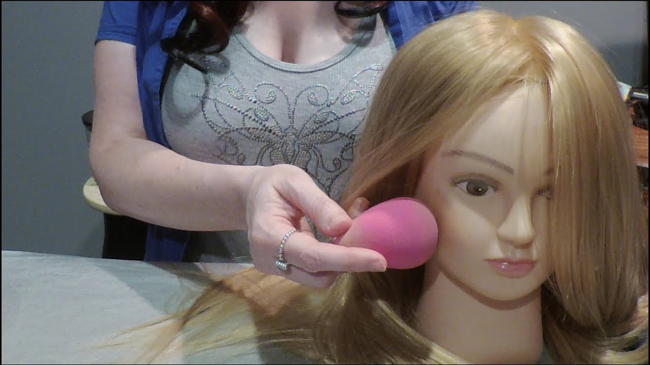 ASMR Gum Chewing Makeup Application