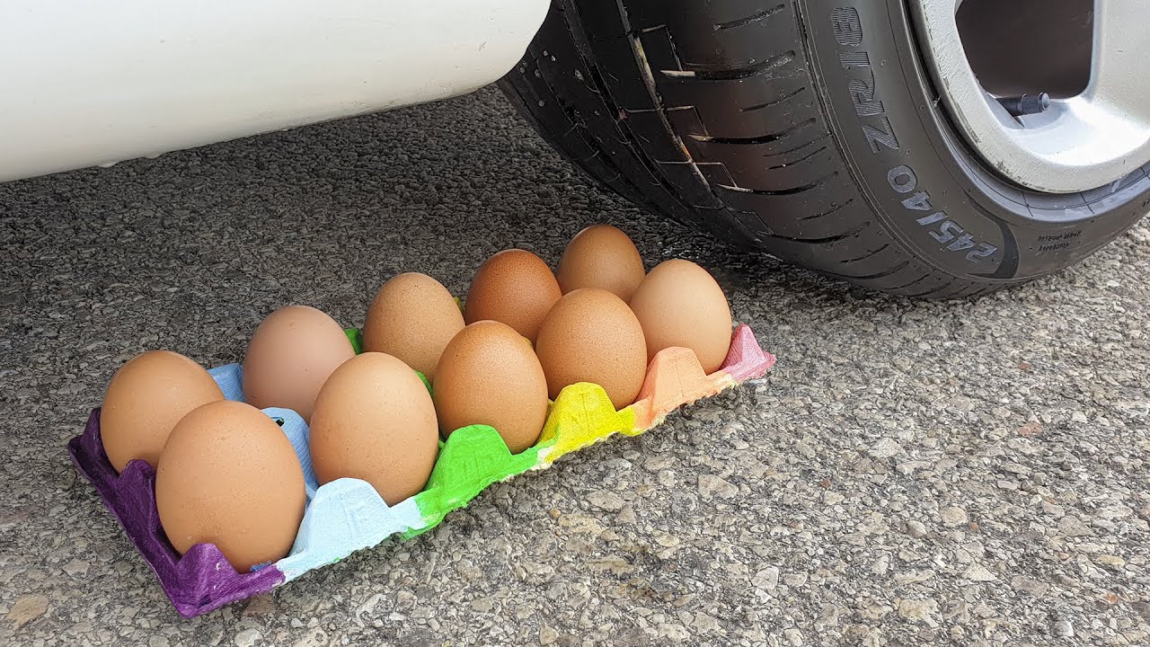 卵とその他のカリカリ食品の粉砕-編集
