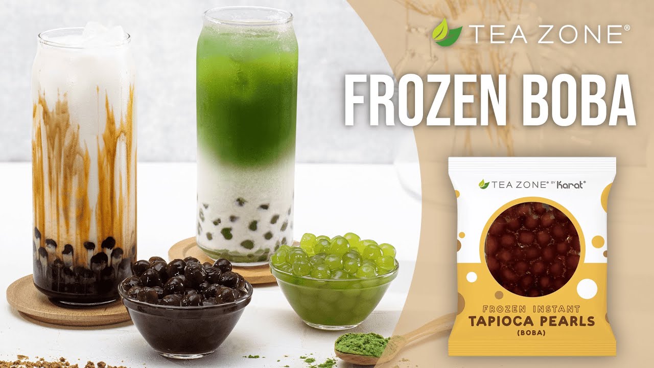 Tea Zone Three Flavors of Frozen Instant Tapioca Pearls #teazone #boba