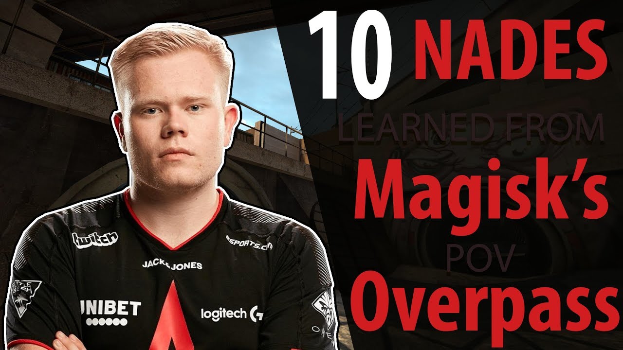 10 nades learned from Magisk's POV - Overpass