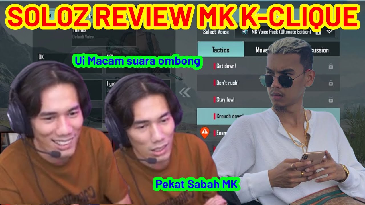 SOLOZ REACT VOICE PACK MK DI PUBG MOBILE