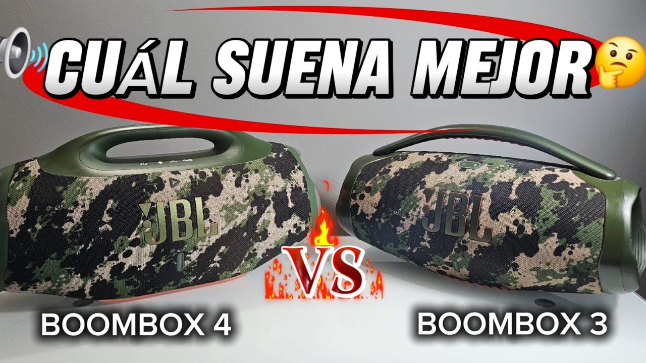 👉¿Vale La Pena el Cambio?🤔 JBL boombox 3 al JBL  boombox 4 Comparativa REAL