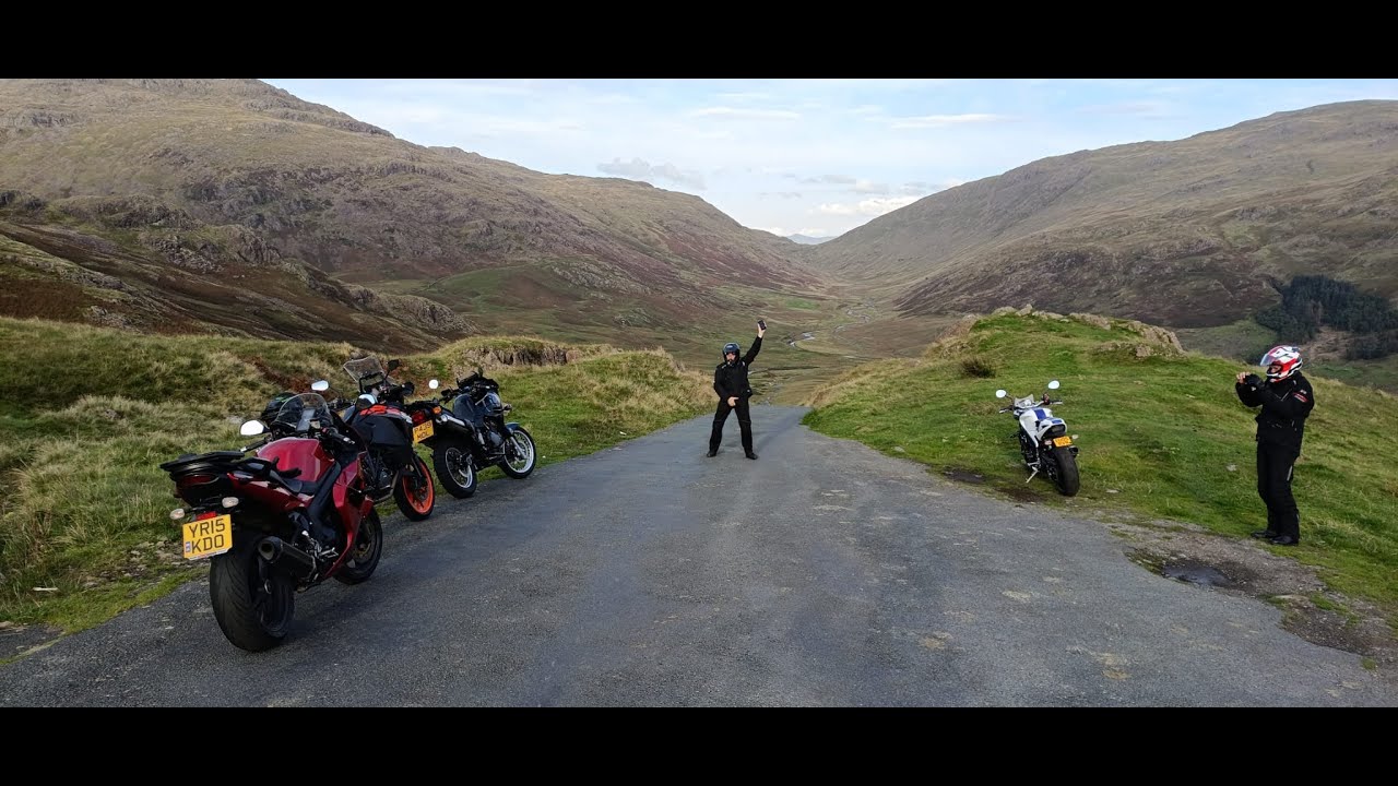 Honister and Buttermere Pass Lake District Tiger 885 T300, T400, 1997