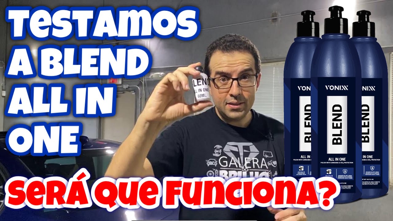 POLIMENTO COM APENAS 1 PRODUTO? | Testamos o Blend All in One!