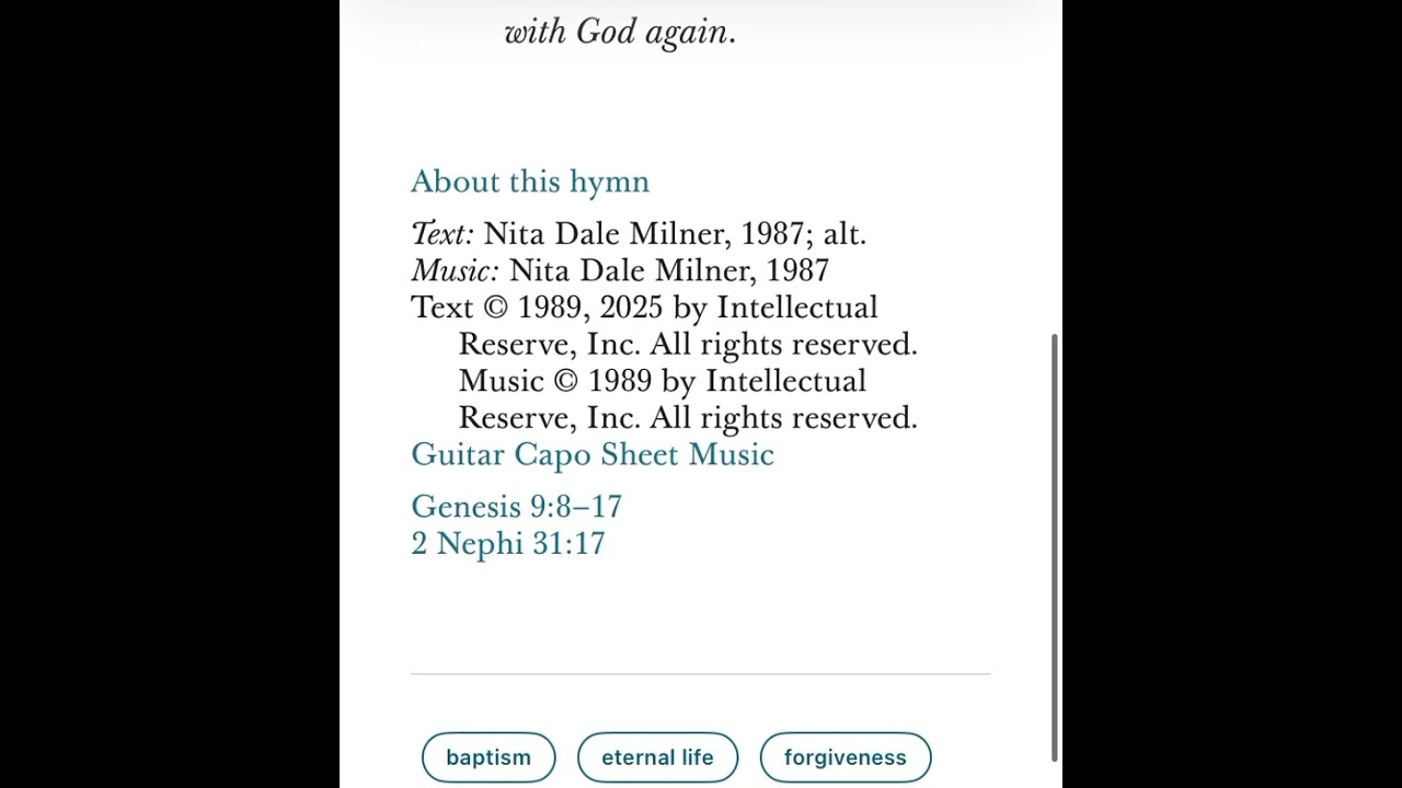 New hymns, February 2026 ￼