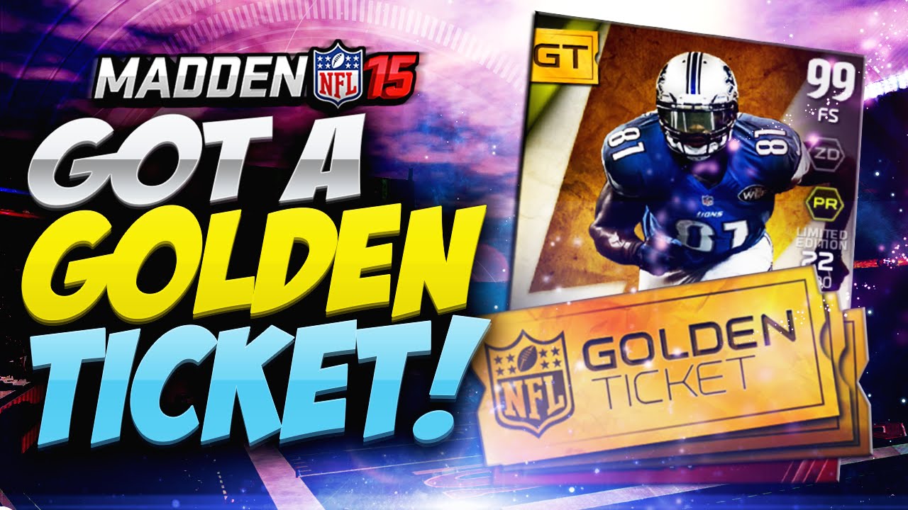 Madden 15 Ultimate Team - WE GOT A GOLDEN TICKET! MUT 15 PS4