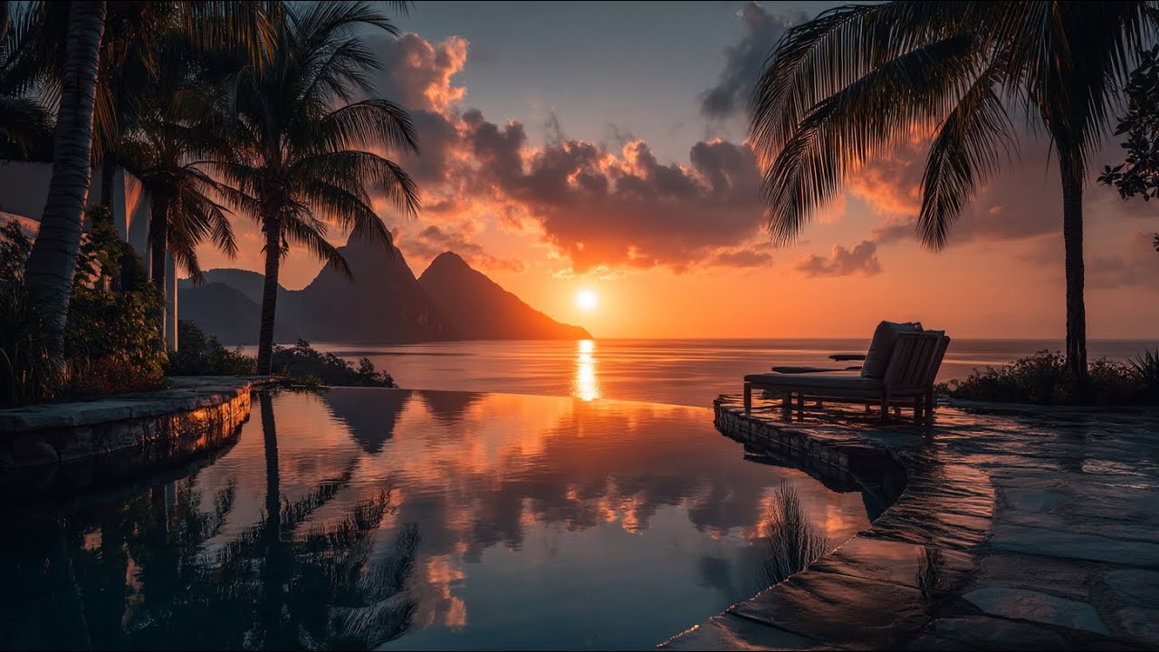 Luxury Sunset Chillout Lounge | Golden Hour Ambient Music for Relaxation, Study and Stress Relief
