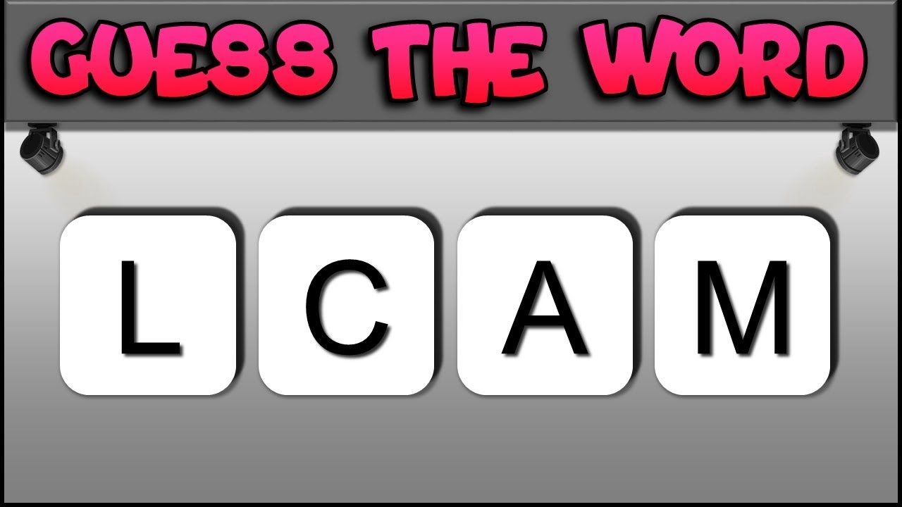 Scrambled Word Game #2 | 4 Letter words | Jumbled Words | Facts & Fun with Tez