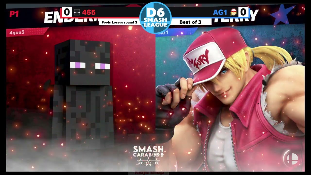 465 (Steve) VS AG1(Terry) Pool 1 - LR3 | D6 Smash League 4