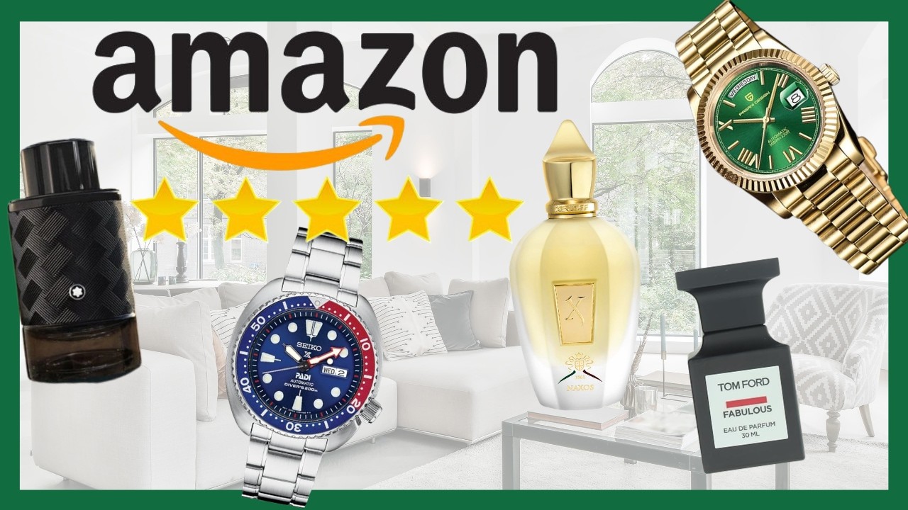 *Потрясающие* предложения на мужскую парфюмерию и часы на Amazon.