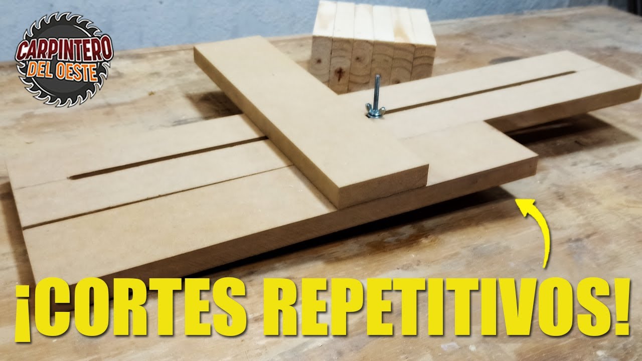 INCREIBLE GUIA Y PLANTILLA PARA CORTES RAPIDOS, PERFECTOS Y REPETITIVOS CON TU SIERRA DE MANO!