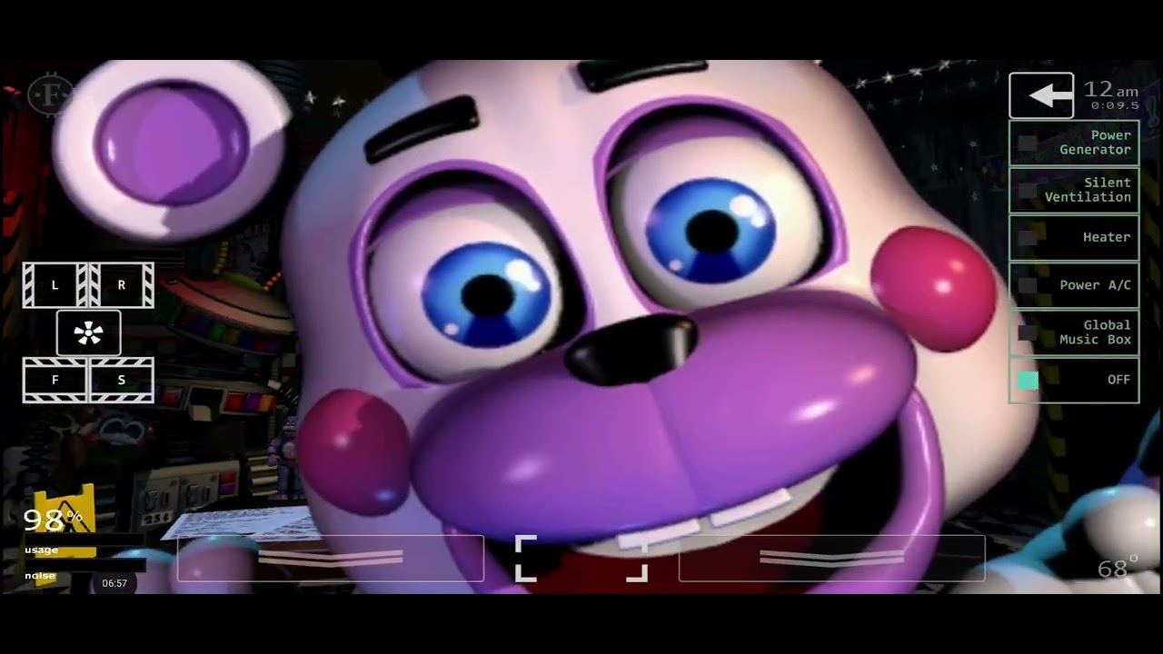 Fnaf custom night pero cada que me maten lo quito(spoiler me pase la última ronda estaba dificil)