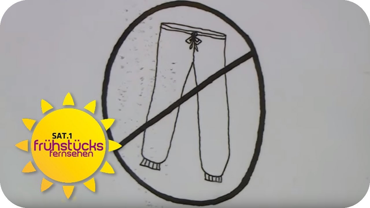 IN DIESEM CAFE sind JOGGINGHOSEN VERBOTEN | SAT.1 Frühstücksfernsehen | TV