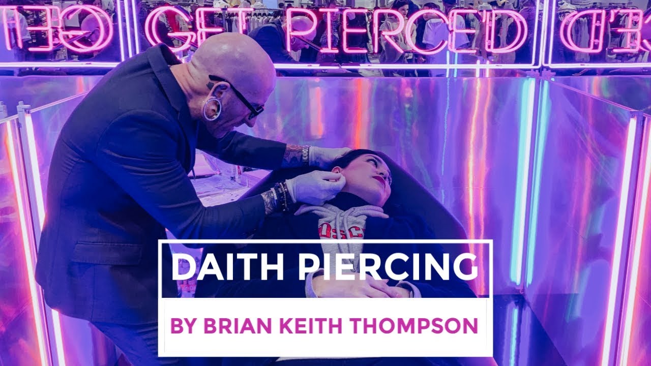 Most Beautiful Daith Piercing by Brian Keith Thompson