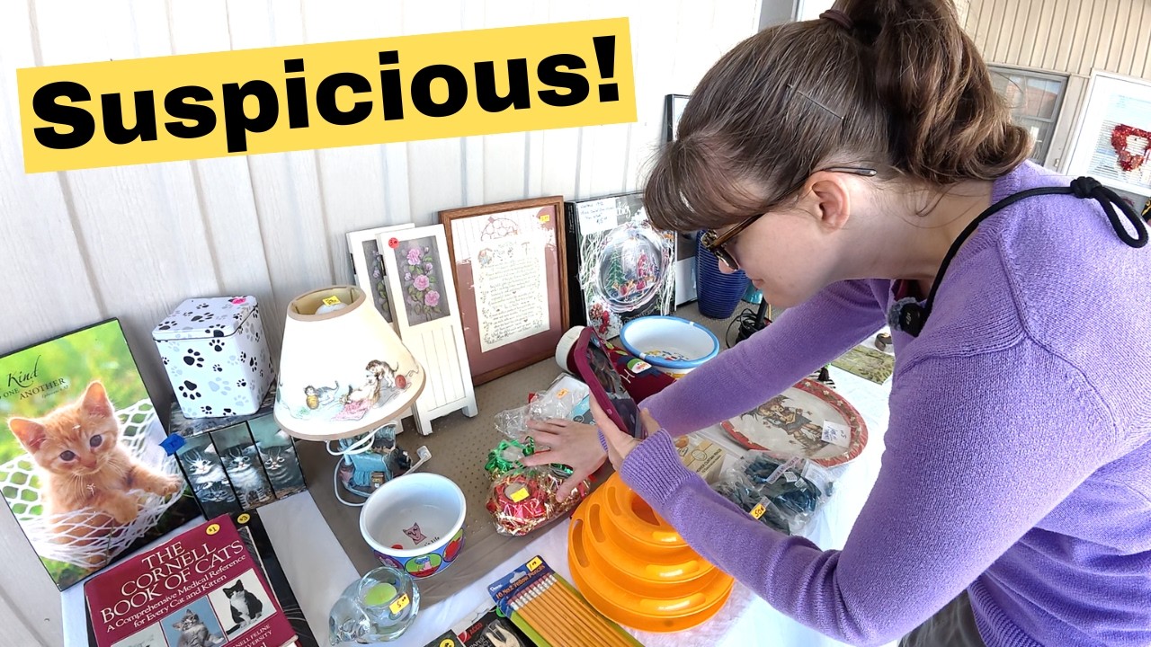 Something SEEMED OFF At This Packed Garage Sale!