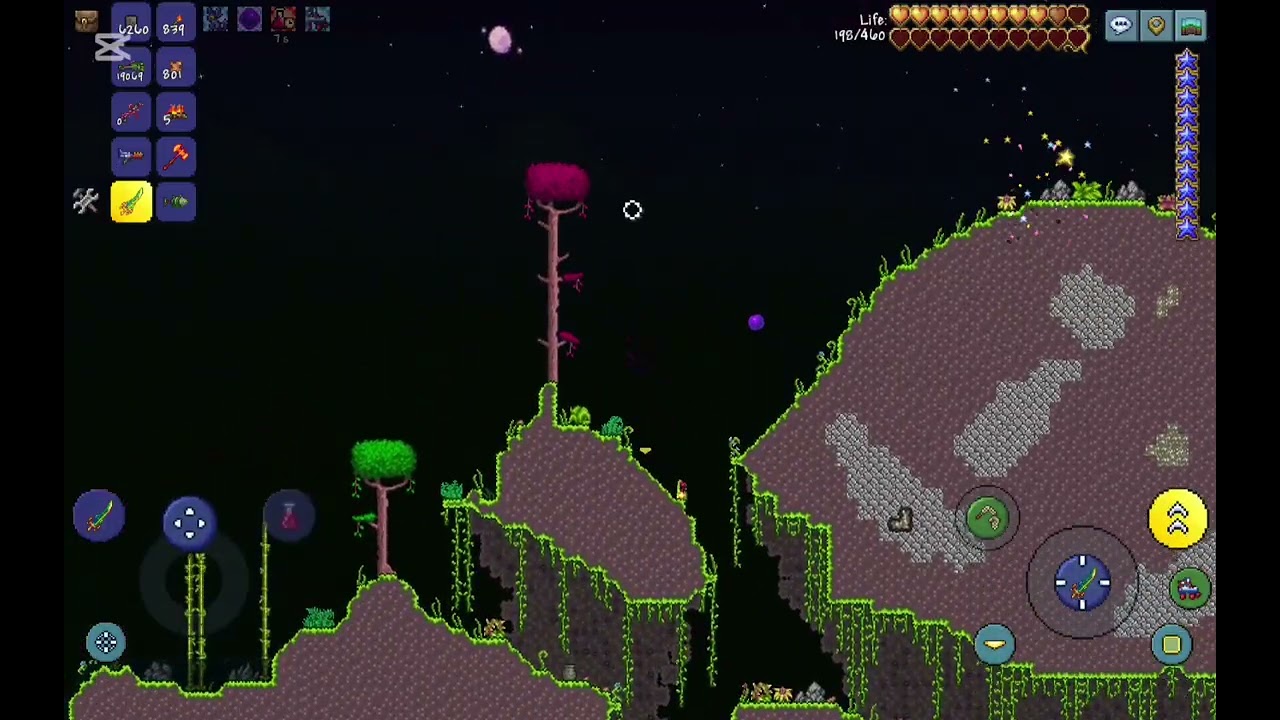 Boss terarria fight : eye of cthulu