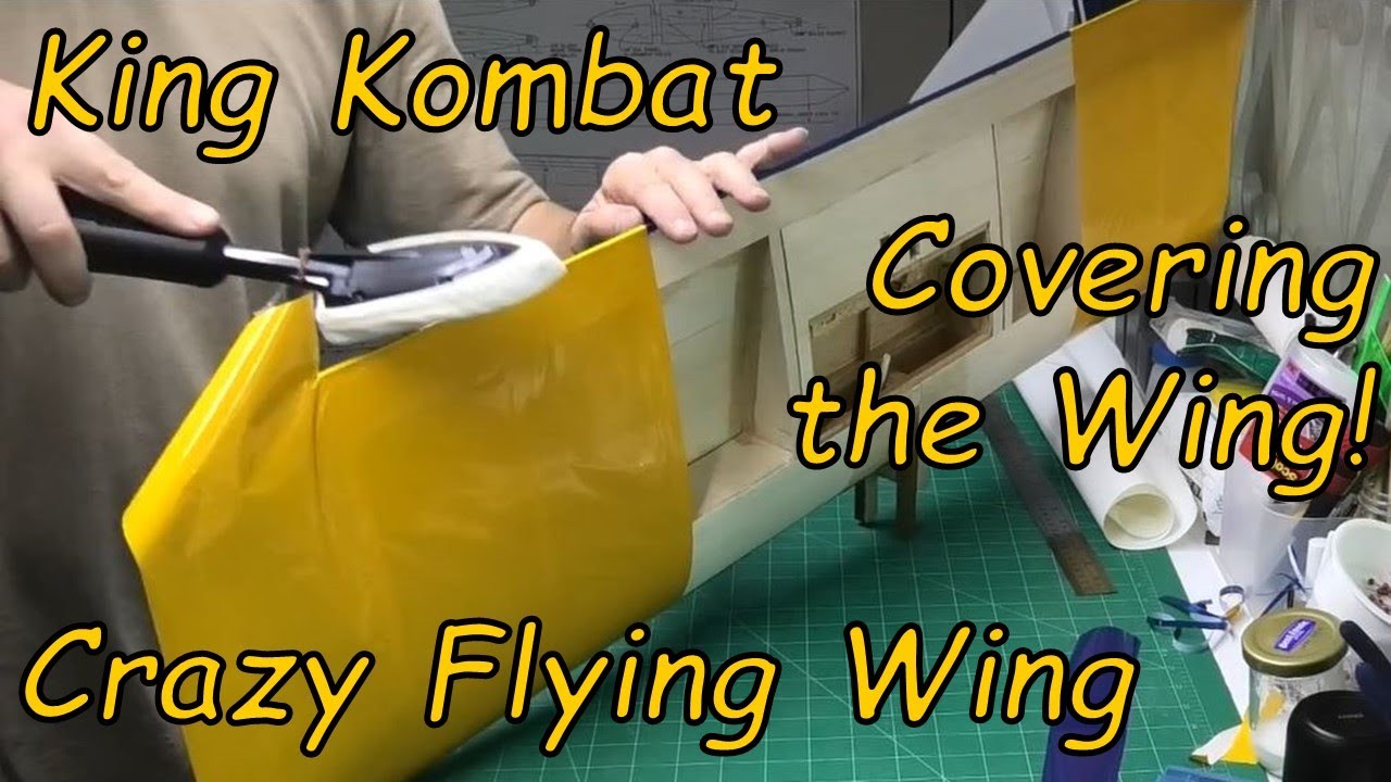 King Kombat Pt 6 — 40-дюймовое радиоуправляемое крыло из бальзы! — Прикрытие крыла