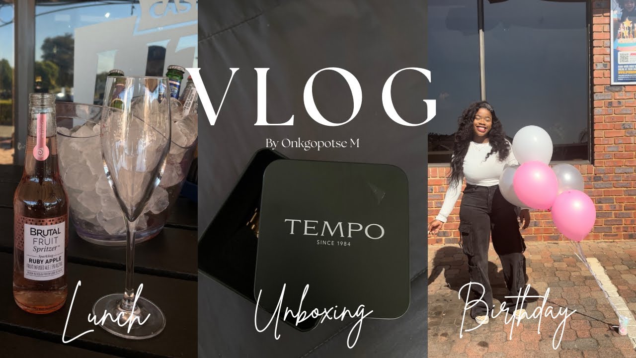 #vlog |Lunch| Unboxing | Birthday Celebration| South African YouTuber