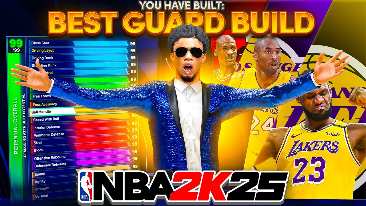 *NEW* BEST 6'9 ALL AROUND BUILD IS THE BEST BUILD IN NBA 2K25! DEMIGOD BUILD! Best Build 2k25