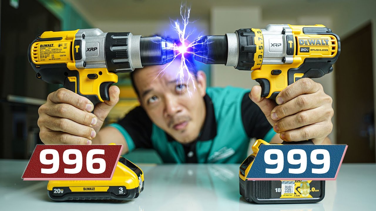 Khoan Pin Đỉnh Nhất Thế Giới ? Dewalt DCD999 - Bản Nâng Cấp Mạnh Của Huyền Thoại DCD996