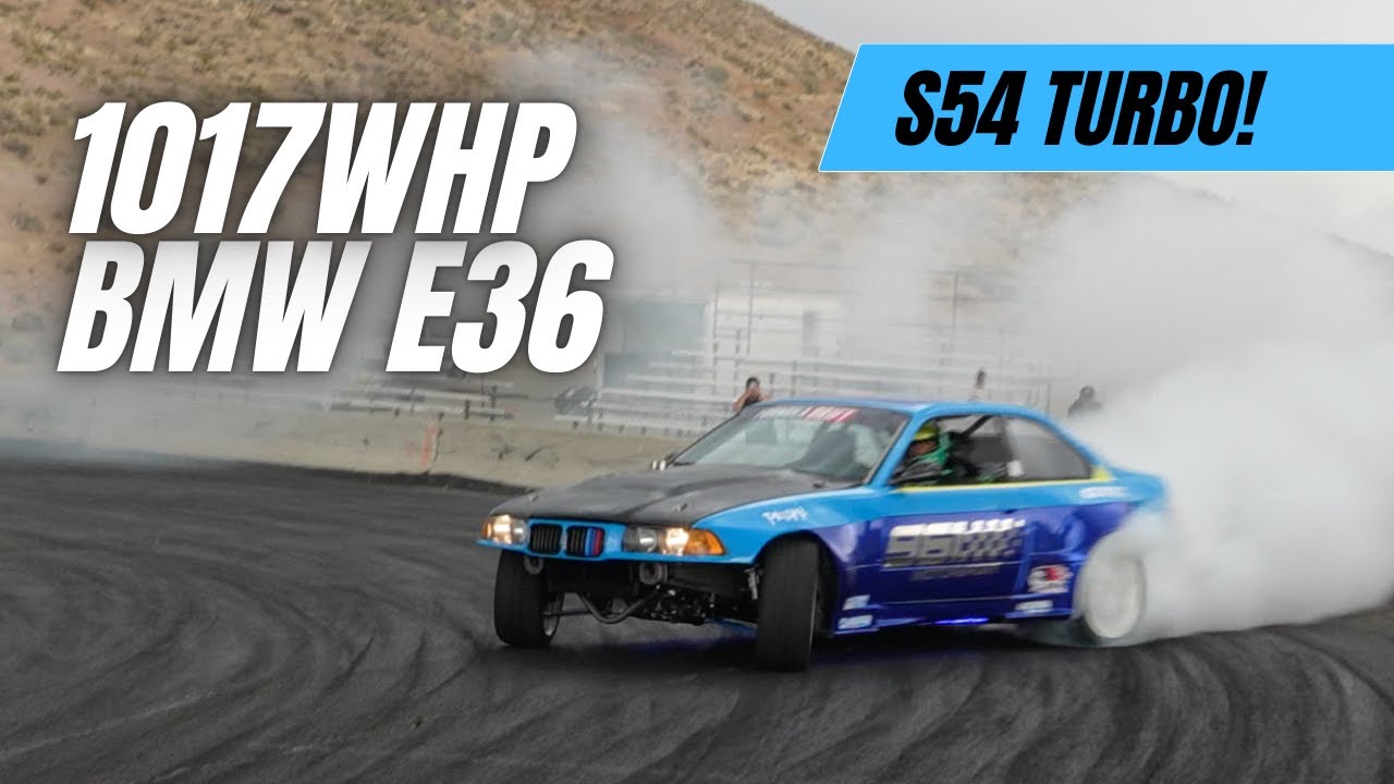 1000 HP BMW E36 Hits The Track!!!