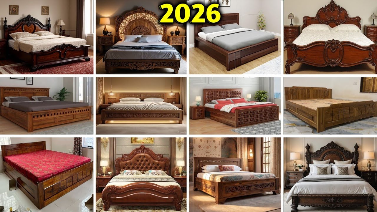 Wooden Bed Design ideas 2026 | Luxurious Bed Design 