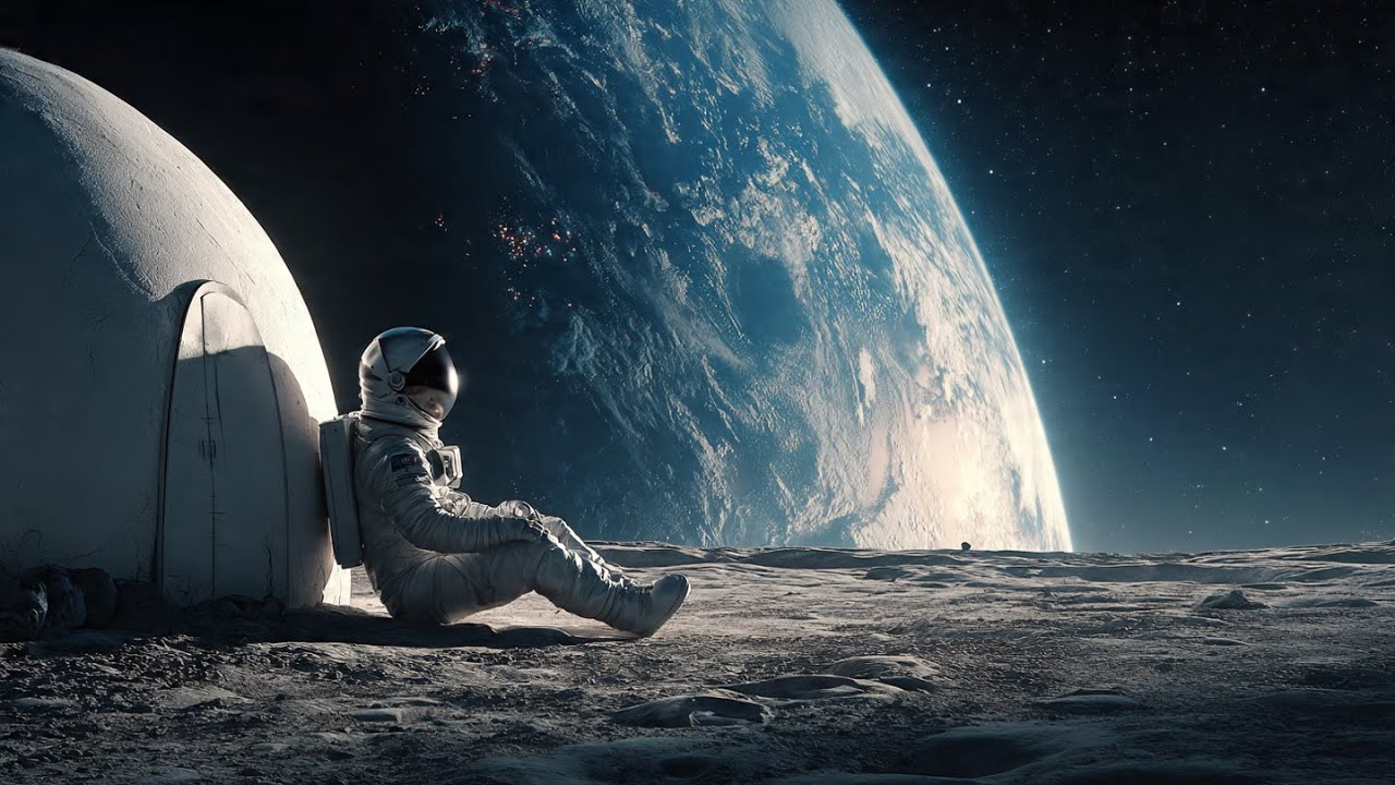 Alone on the Moon | AI Cinematic Survival