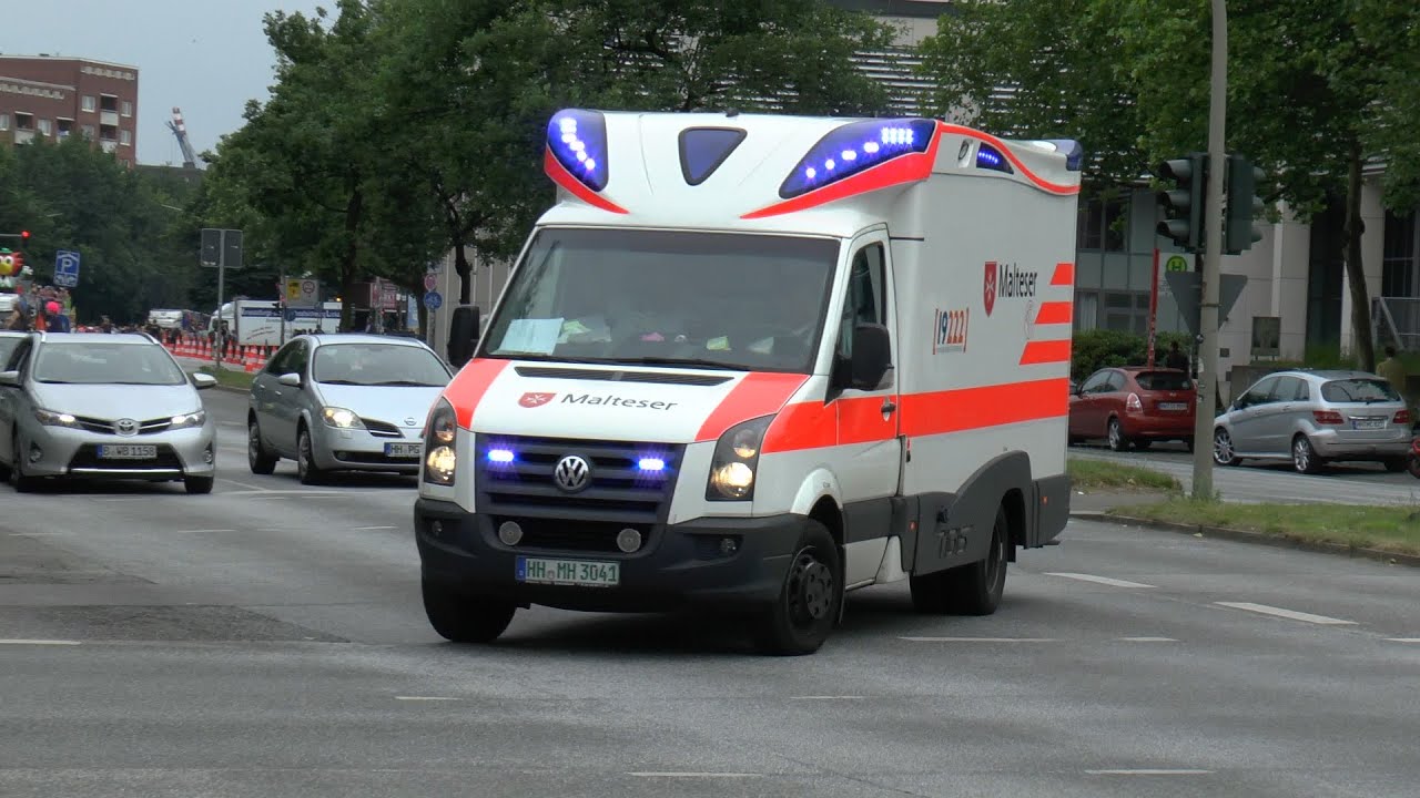 Einsatzfahrten Rettungsdienst MHD Hamburg