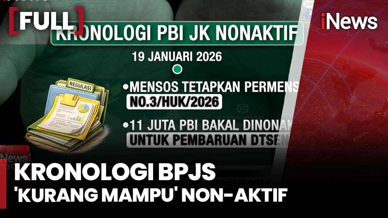 FULL Pemerintah Aktifkan Kembali BPJS 'Kurang Mampu' | iNews Room 13/2