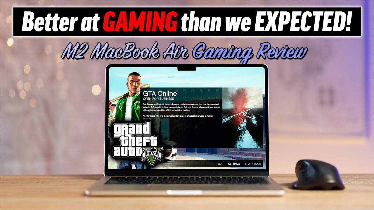 Обзор M2 MacBook Air ULTIMATE Gaming: бюджетный игровой ноутбук класса AAA!?