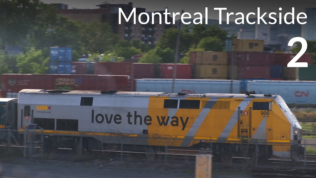 Montreal Trackside #2 (June 12, 2021) | Intercity and Intermodal in the Pointe!