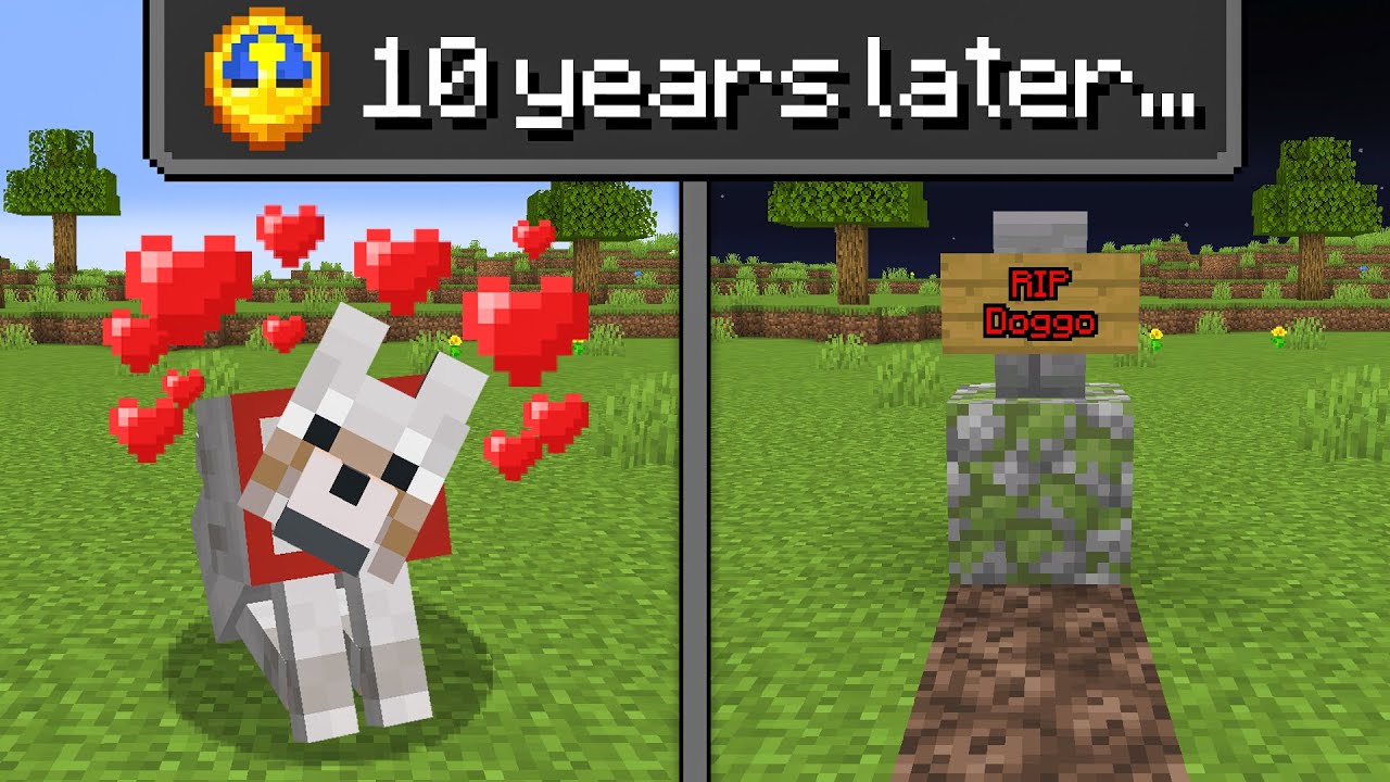 Когда вы посетите мир Minecraft своего детства…