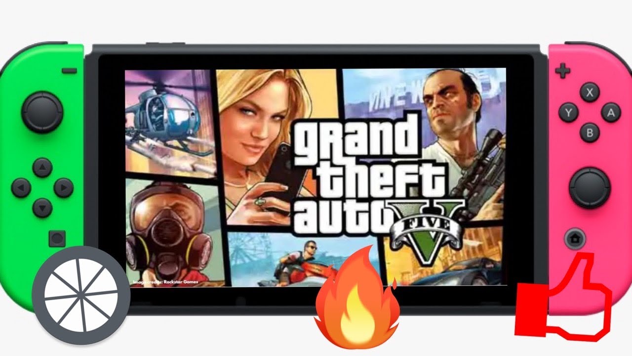 GTA 5  on Switch and Lite Using MoonlightNX - GTA V