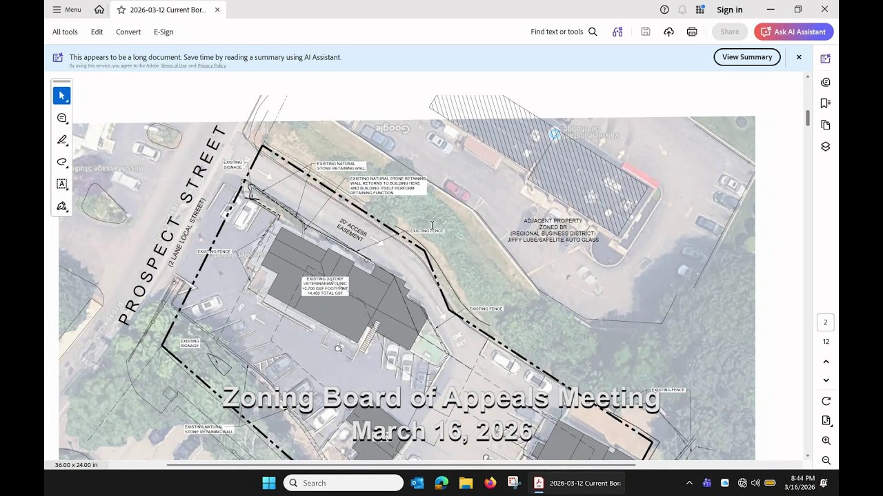 Peabody Zoning Board of Appeals Meeting - March 16, 2026