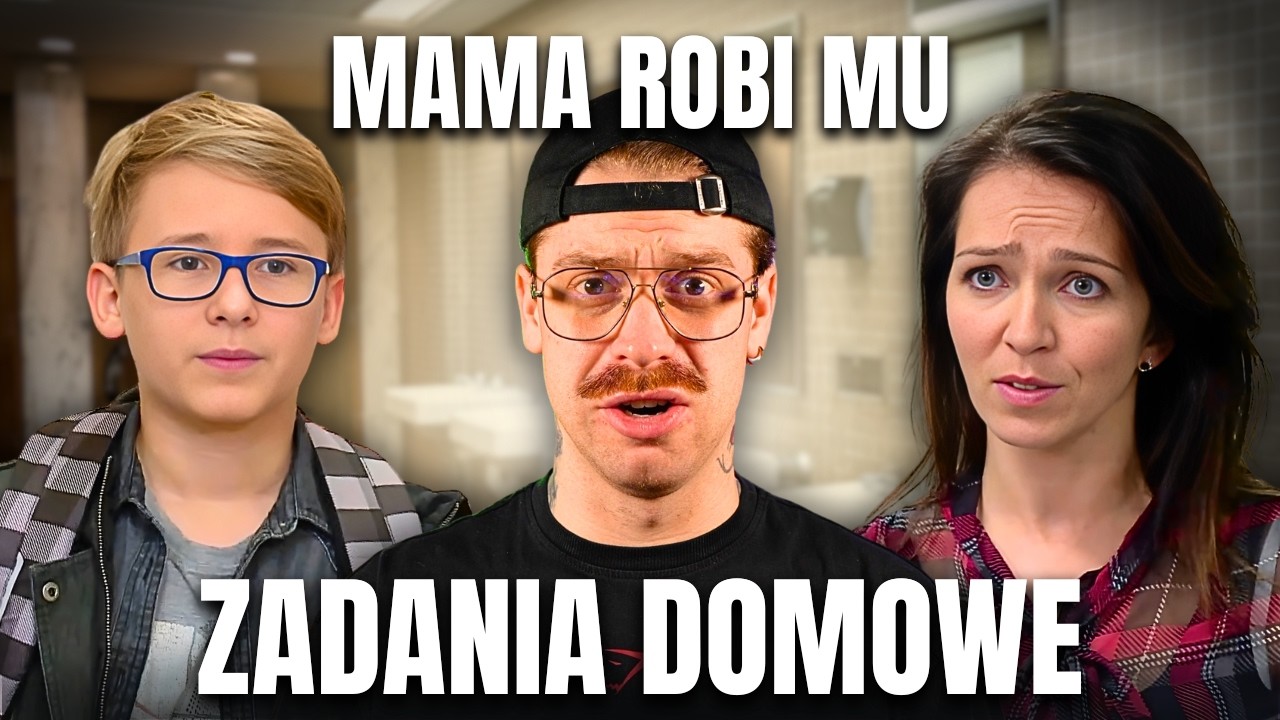 SZKOŁA ale MAMA PODPOWIADAŁA MU NA SPRAWDZIANIE 😂