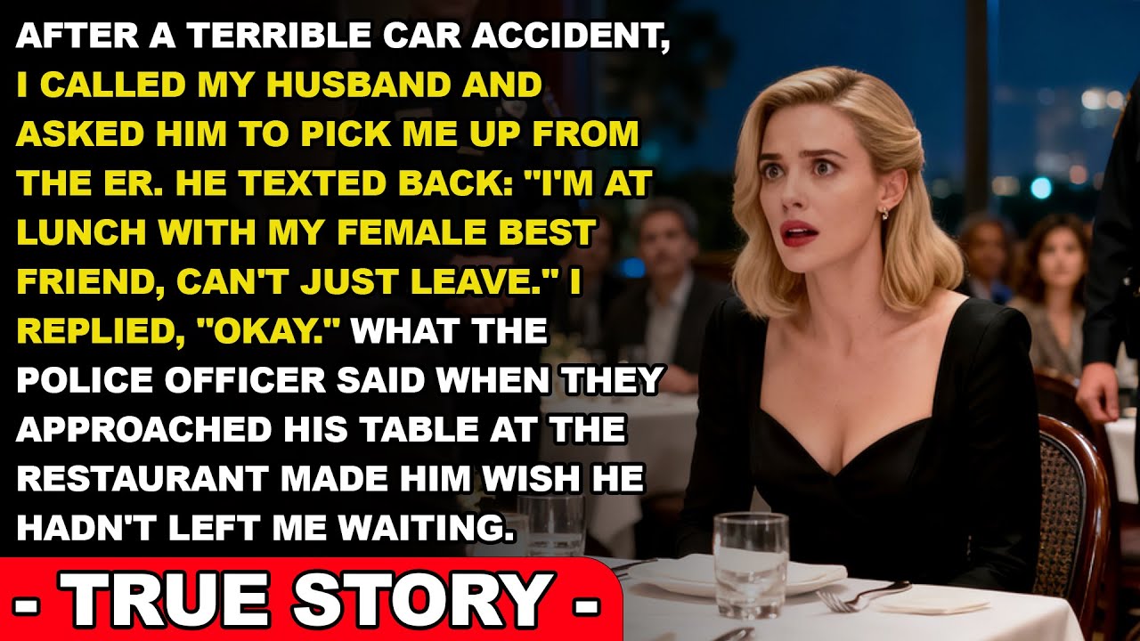After My Crash, My Husband Dined With Another Woman — Police Changed Everything