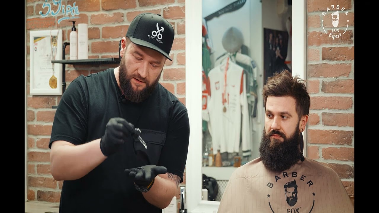 Elektryczna szczotka do brody Fox Hot Barber Brush