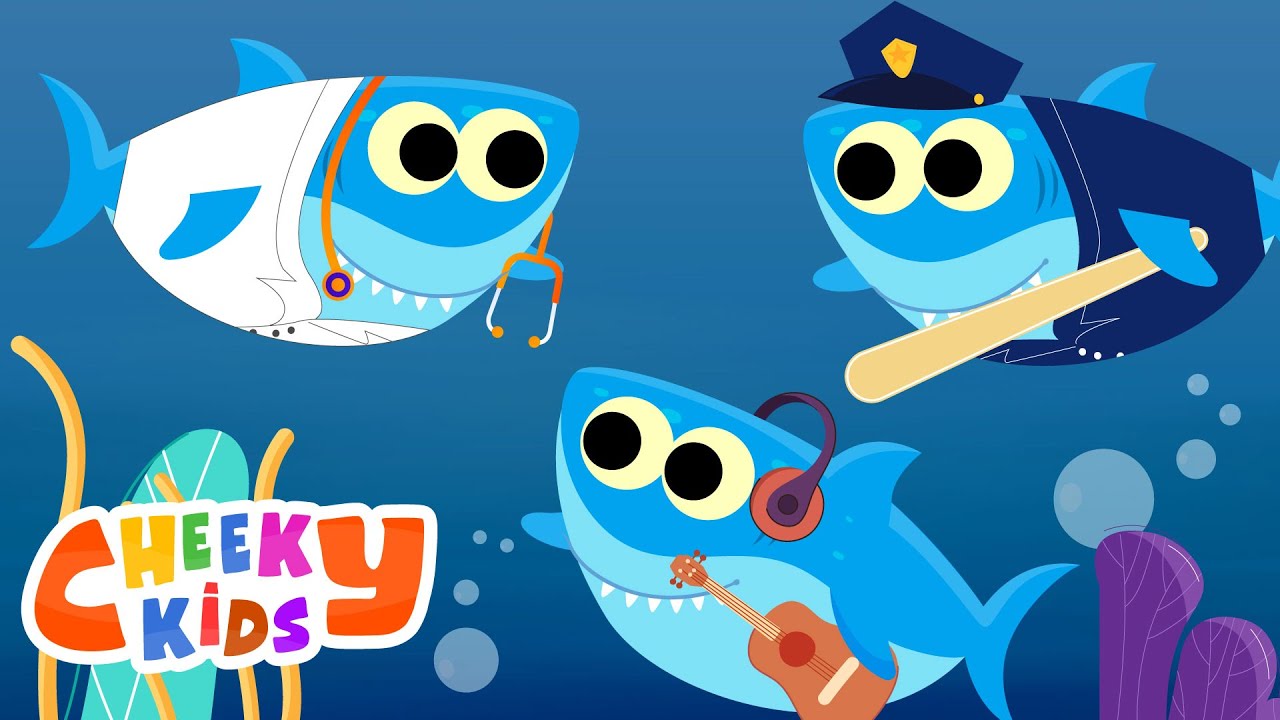 Baby Shark Professions | Fun Learning Song for Kids #BabyShark #KidsLearning #CheekyKids