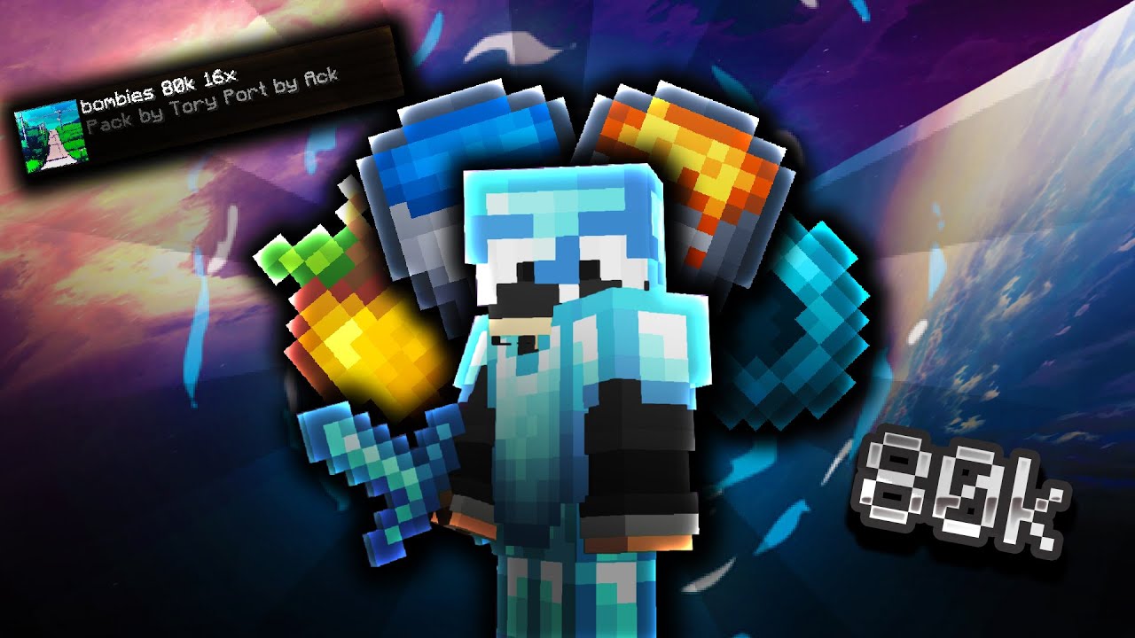 bombies 80k (two versions) by Tory | MCPE PVP TEXTURE PACK