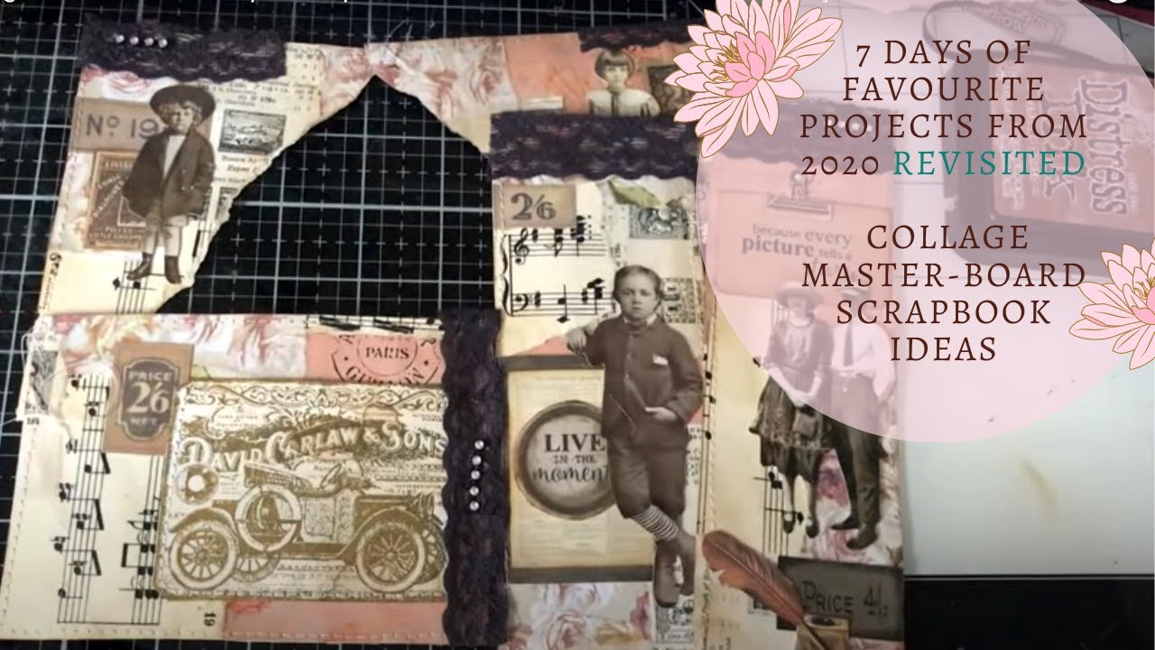 Collage Master-board Scrapbook Ephemera for Junk Journals - Favourite Projects 2020 Revisited #7