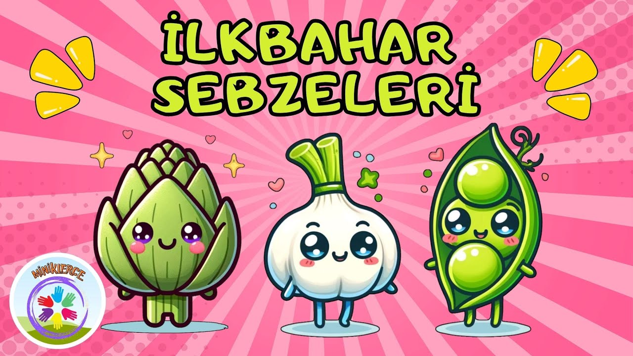 İlkbahar Sebzeleri Şarkısı 🫛🧄  Miniklerce - Eğlenceli ve Öğretici Çocuk Şarkıları  #çocukşarkıları
