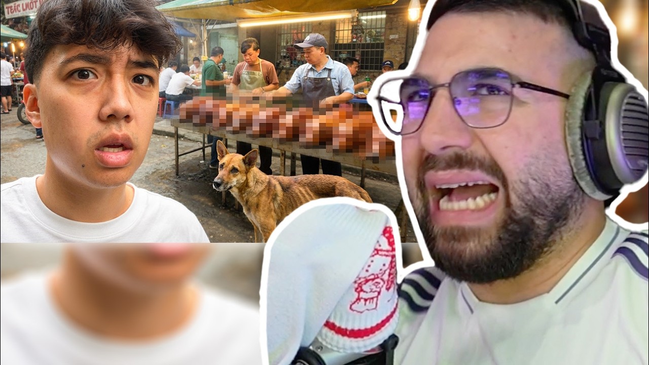 HUND, EMBRYO & MEHR… 🤢😷 MertAbi reagiert auf Setlix’s ekelhafteste FoodTour ever 🔥  